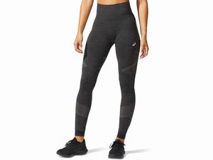 Legginsy Damskie Asics Seamless Czarne Jasny Szare | 62435-BCSD