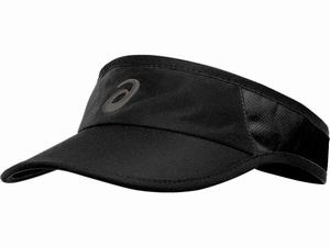 Opaski Męskie Asics Mad Dash Visor Czarne | 69274-WIPD