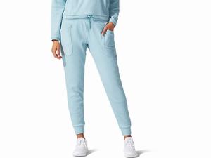 Szorty Damskie Asics Soft Stretch Sweat Niebieskie | 73098-SDNQ