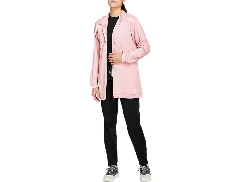 Bluzy Damskie Asics Thermopolis Fleece Full-zip Koralowe | 14287-KCOV