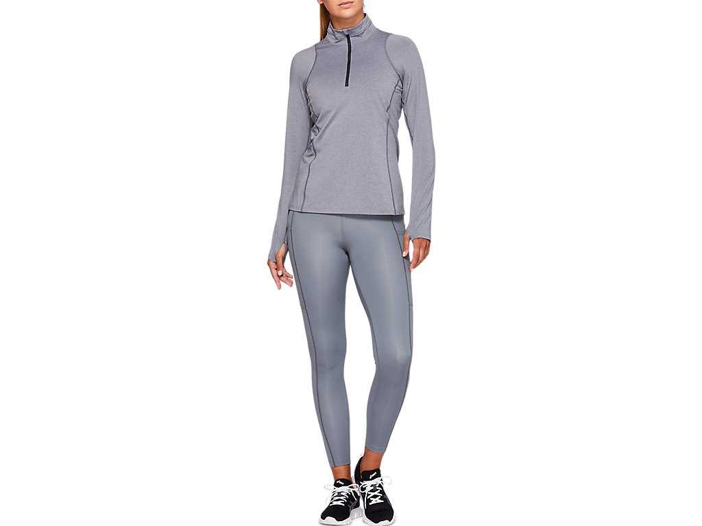 Bluzy Damskie Asics Thermopolis Half Zip Jasny Szare Jasny Szare | 65103-CHDF