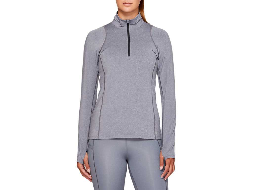 Bluzy Damskie Asics Thermopolis Half Zip Jasny Szare Jasny Szare | 65103-CHDF