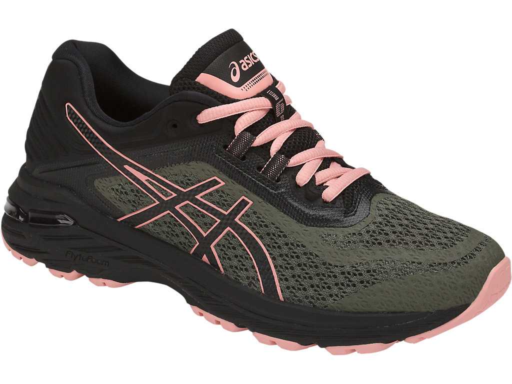 Buty Do Biegania W Terenie Damskie Asics Gt-2000 6 Trailowe Czarne Koralowe | 05948-VPDJ