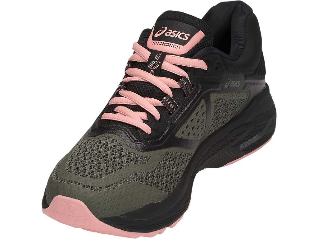 Buty Do Biegania W Terenie Damskie Asics Gt-2000 6 Trailowe Czarne Koralowe | 05948-VPDJ