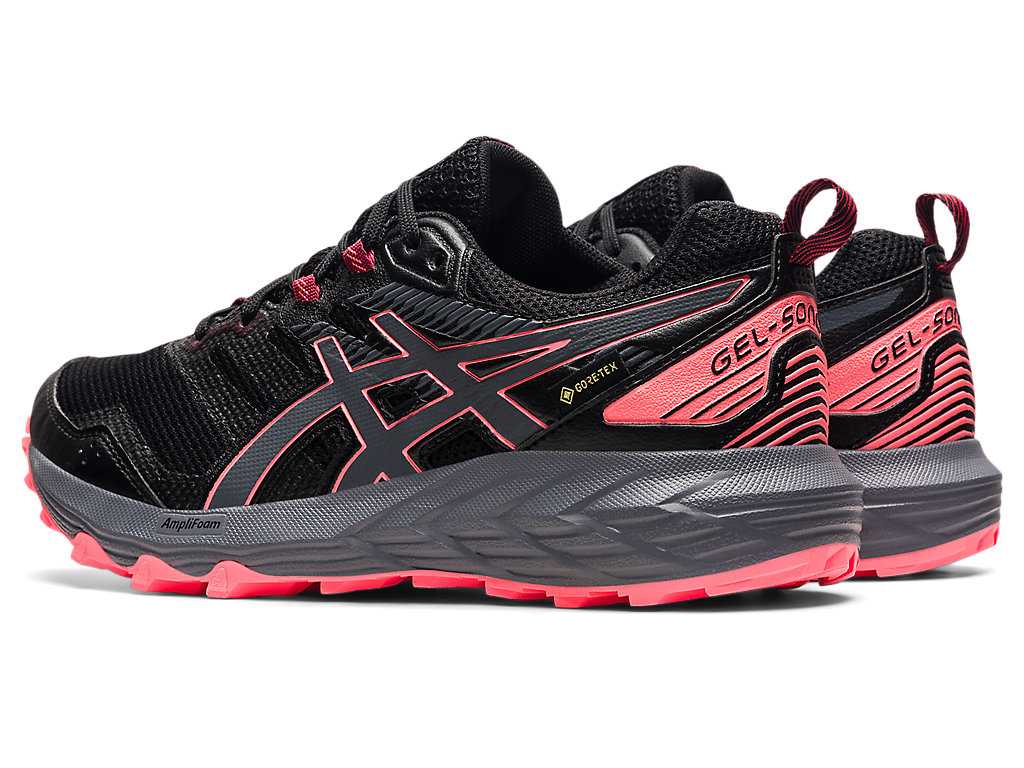 Buty Do Biegania W Terenie Damskie Asics Gel-sonoma 6 G-tx Czarne | 08437-KTOB