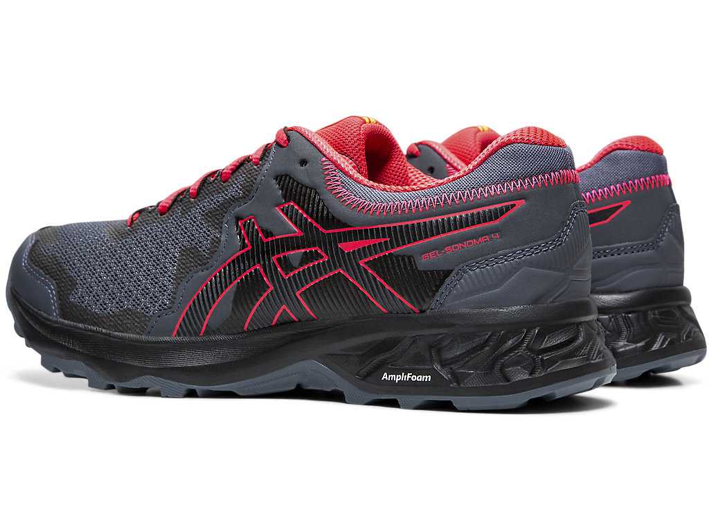 Buty Do Biegania W Terenie Damskie Asics Gel-sonoma 4 Szare Czarne | 09824-UTAL