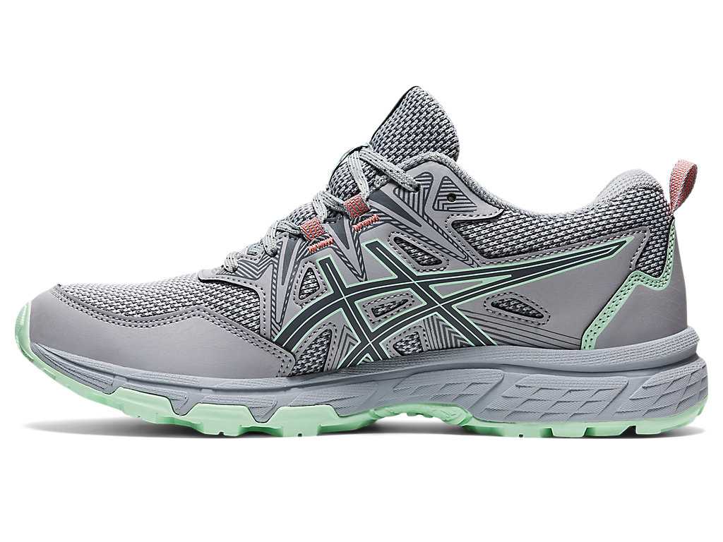 Buty Do Biegania W Terenie Damskie Asics Gel-venture 8 Szare | 14250-SFTO