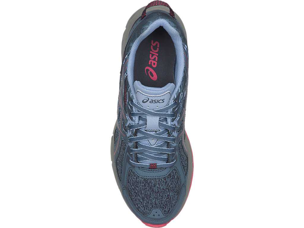 Buty Do Biegania W Terenie Damskie Asics Gel-venture 6 Mx Szare Niebieskie Różowe | 17528-YNDV