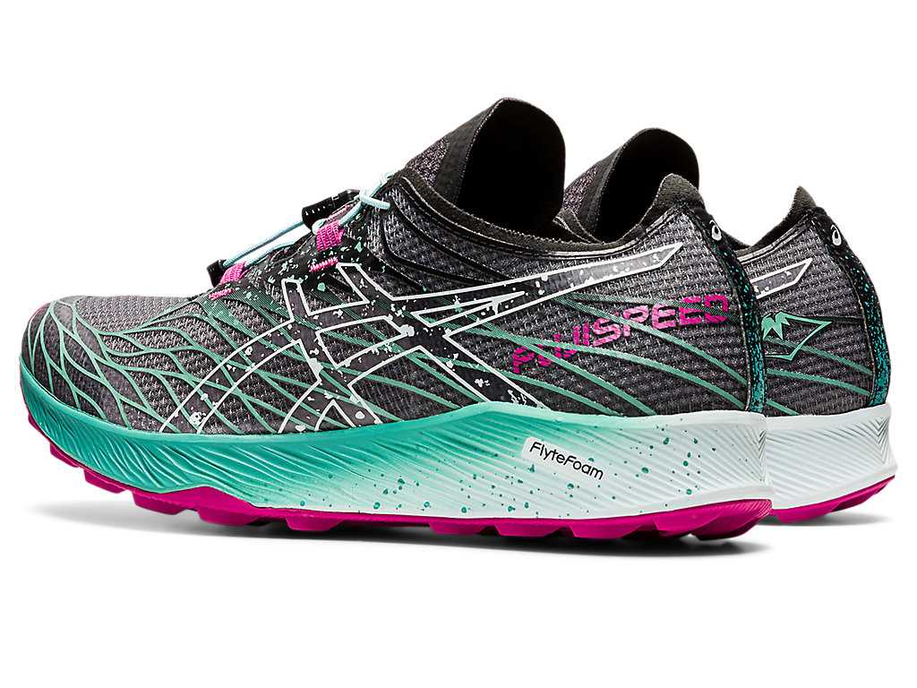 Buty Do Biegania W Terenie Damskie Asics Fuji Speed Czarne | 23469-OBSF