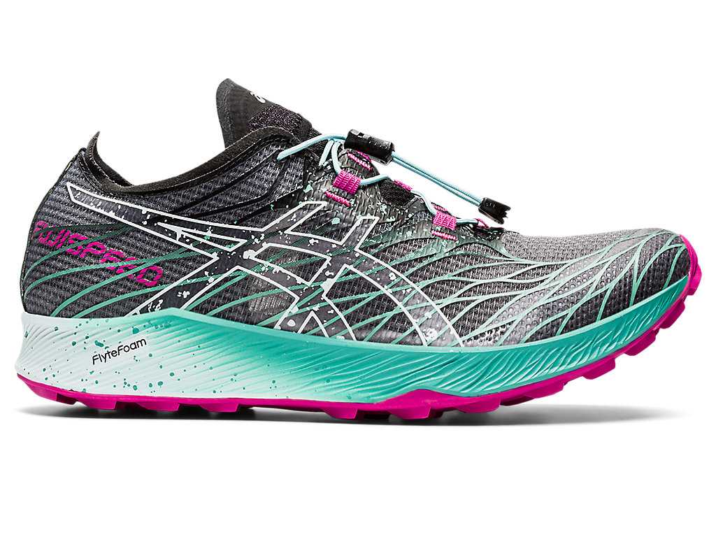 Buty Do Biegania W Terenie Damskie Asics Fuji Speed Czarne | 23469-OBSF