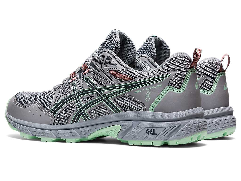 Buty Do Biegania W Terenie Damskie Asics Gel-venture 8 (D) Szare | 23897-VGHF