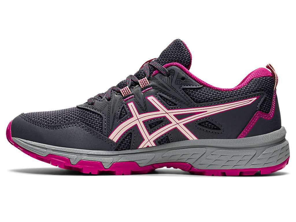 Buty Do Biegania W Terenie Damskie Asics Gel-venture 8 (D) Szare Turkusowe | 26375-XSNF