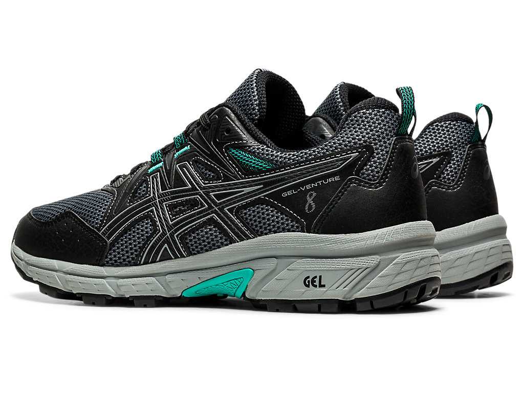 Buty Do Biegania W Terenie Damskie Asics Gel-venture 8 (D) Czarne | 27581-WZPN