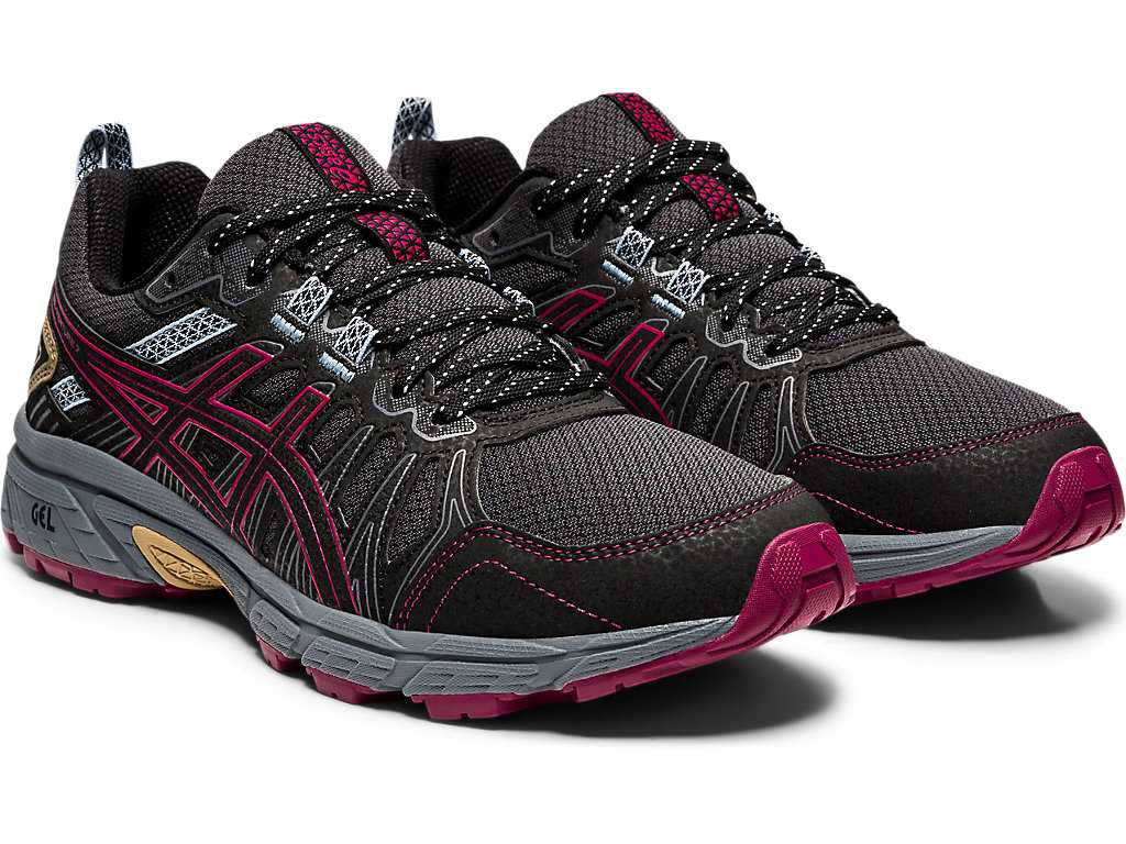 Buty Do Biegania W Terenie Damskie Asics Gel-venture 7 Jasny Szare | 30459-BCKO