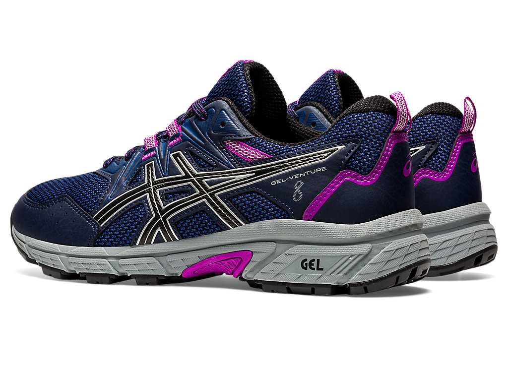 Buty Do Biegania W Terenie Damskie Asics Gel-venture 8 Srebrne | 34176-DVOZ