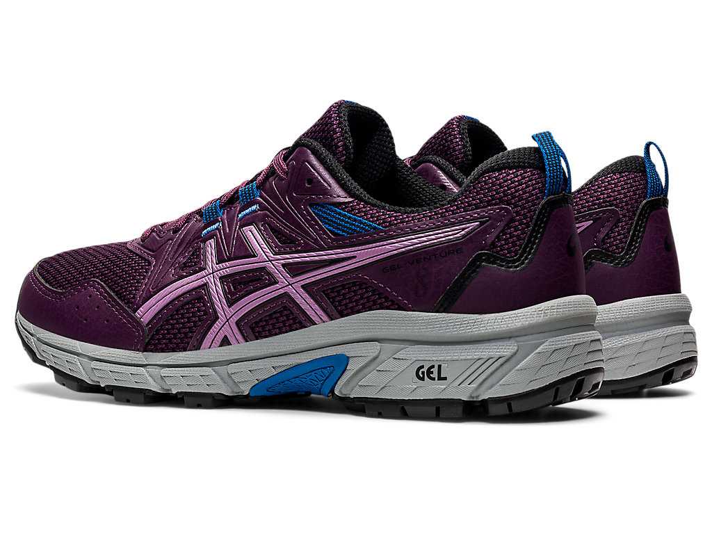 Buty Do Biegania W Terenie Damskie Asics Gel-venture 8 (D) Jasny Fioletowe Czarne | 35924-VWCF