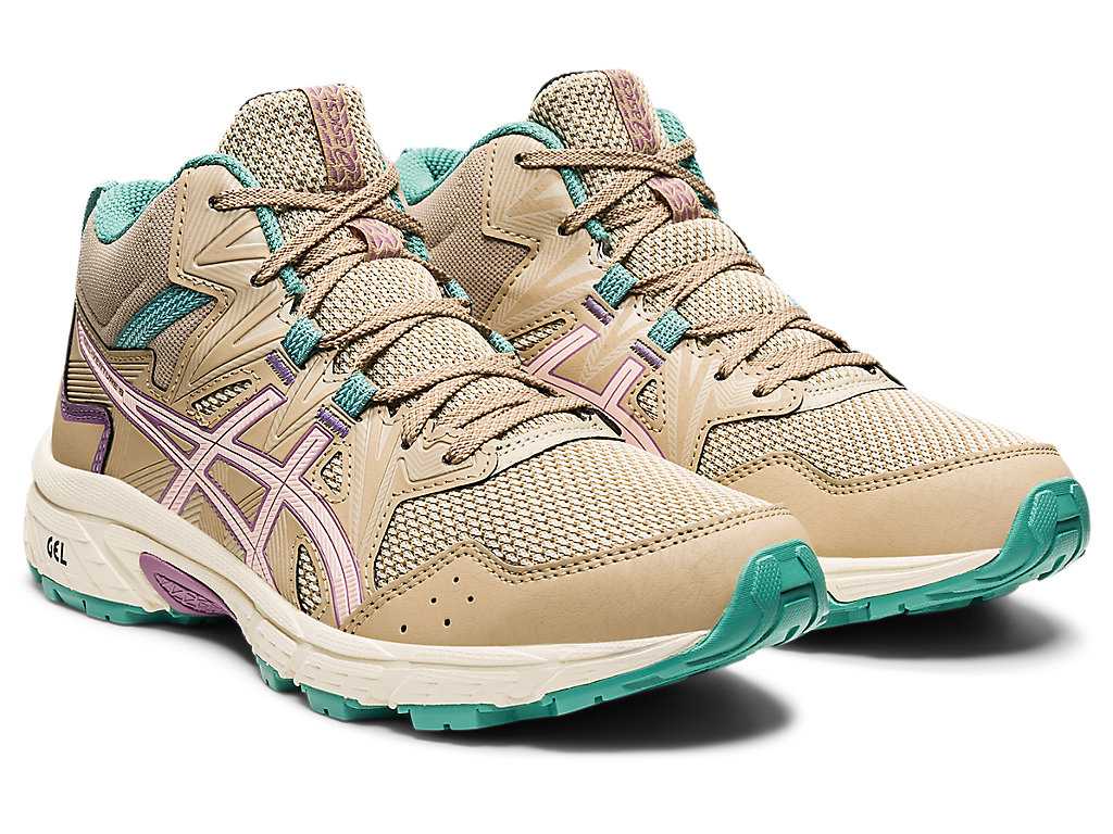 Buty Do Biegania W Terenie Damskie Asics Gel-venture 8 Różowe | 39412-SHOF