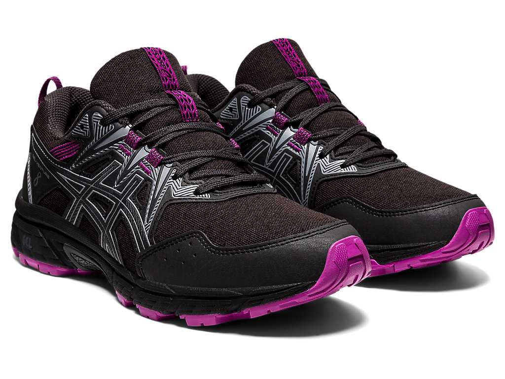 Buty Do Biegania W Terenie Damskie Asics Gel-venture 8 Jasny Szare | 49561-HZFJ