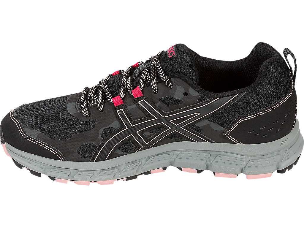 Buty Do Biegania W Terenie Damskie Asics Gel-scram 4 Czarne Ciemny Szare | 84925-RWNP