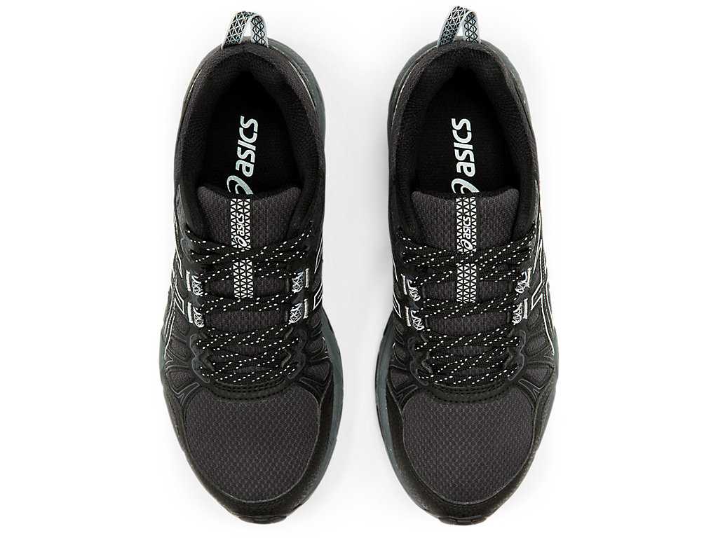 Buty Do Biegania W Terenie Damskie Asics Gel-venture 7 (D) Czarne Szare | 89645-ZPHR