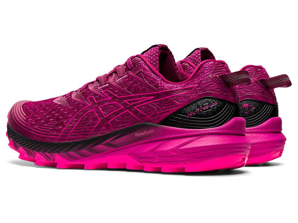 Buty Do Biegania W Terenie Damskie Asics Gel-trabuco 10 Fuksja Czerwone | 97564-RIQM