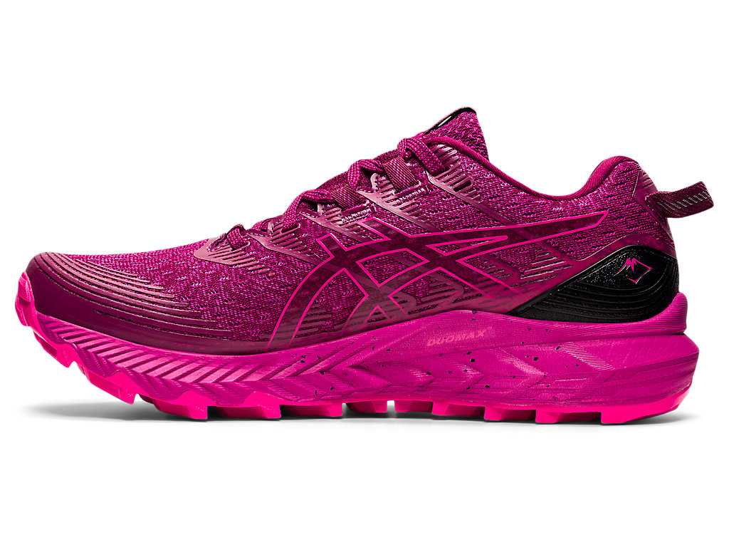 Buty Do Biegania W Terenie Damskie Asics Gel-trabuco 10 Fuksja Czerwone | 97564-RIQM