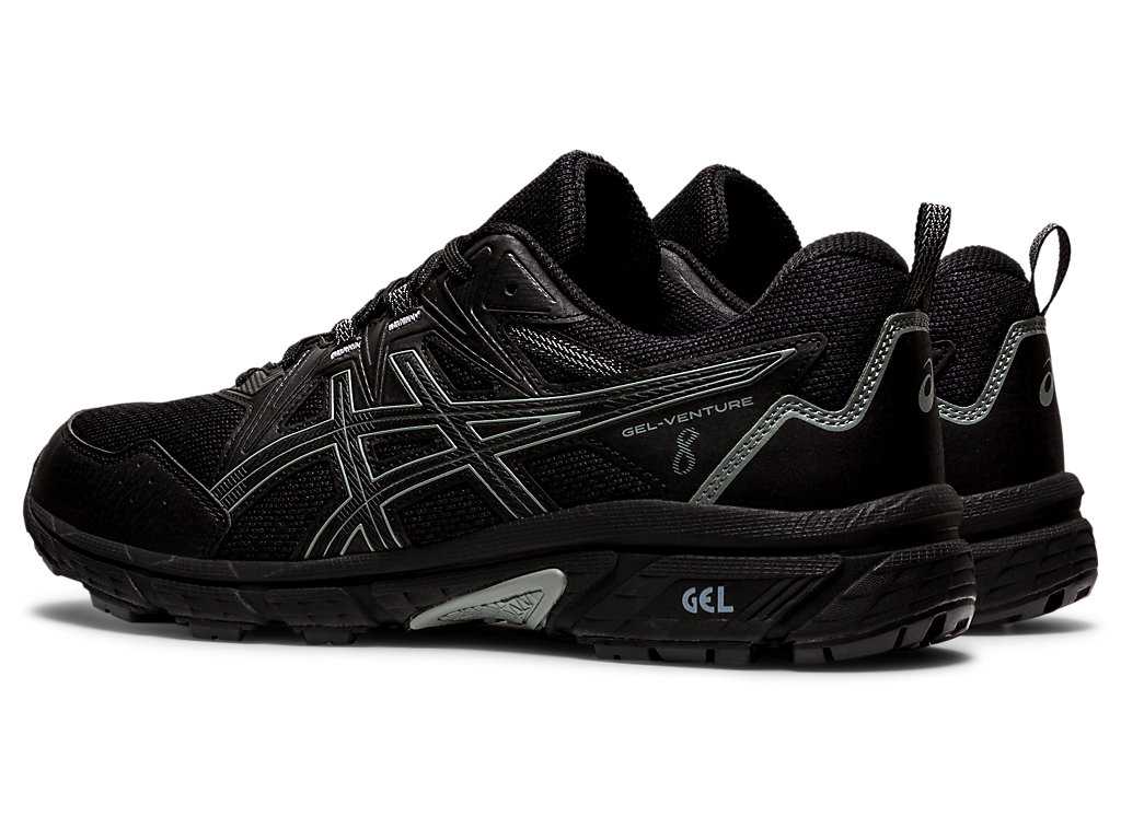 Buty Do Biegania W Terenie Męskie Asics Gel-venture 8 Czarne Czarne | 15867-KNFR