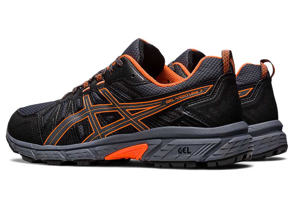 Buty Do Biegania W Terenie Męskie Asics Gel-venture 7 (4e) Jasny Szare Pomarańczowe | 21809-HQRX