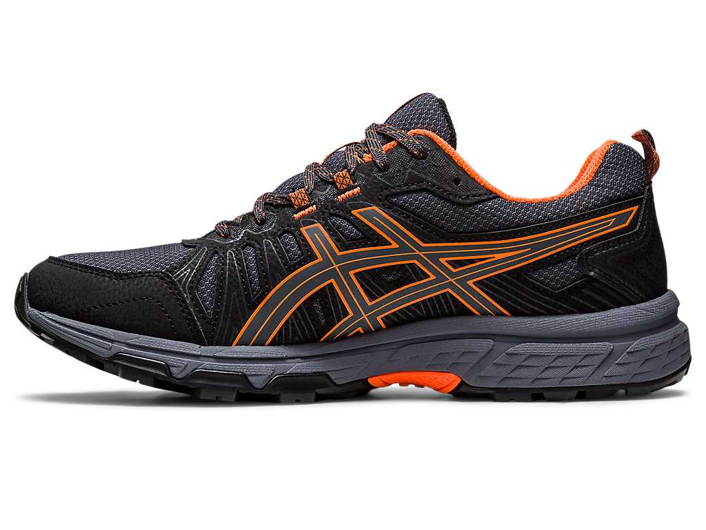 Buty Do Biegania W Terenie Męskie Asics Gel-venture 7 (4e) Jasny Szare Pomarańczowe | 21809-HQRX