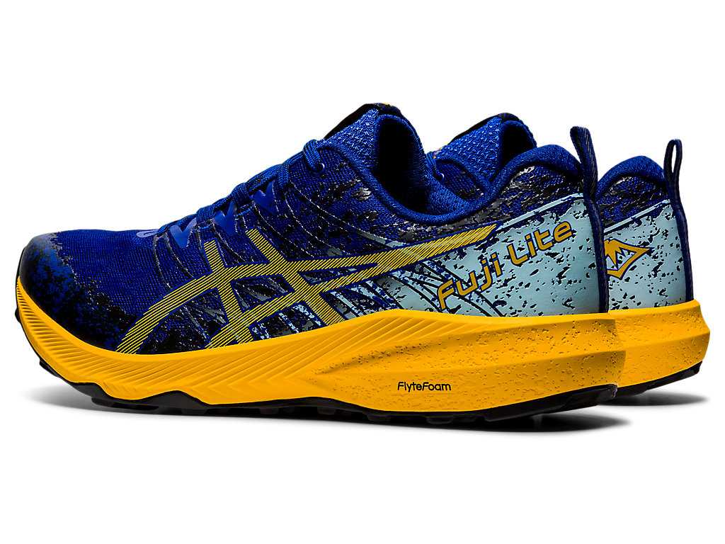 Buty Do Biegania W Terenie Męskie Asics Fuji Lite 2 Niebieskie | 29367-LUXK