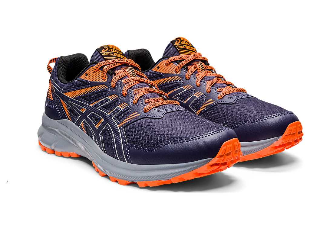 Buty Do Biegania W Terenie Męskie Asics Trailowe Scout 2 Indygo Srebrne | 30869-SVUN