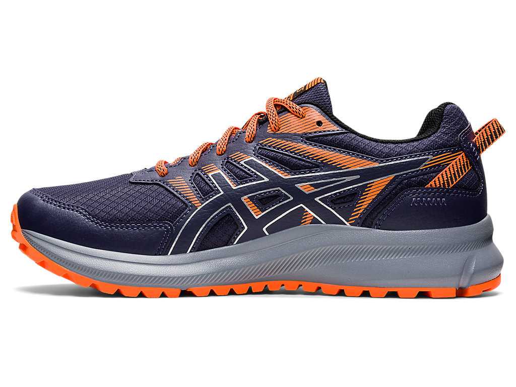 Buty Do Biegania W Terenie Męskie Asics Trailowe Scout 2 Indygo Srebrne | 30869-SVUN