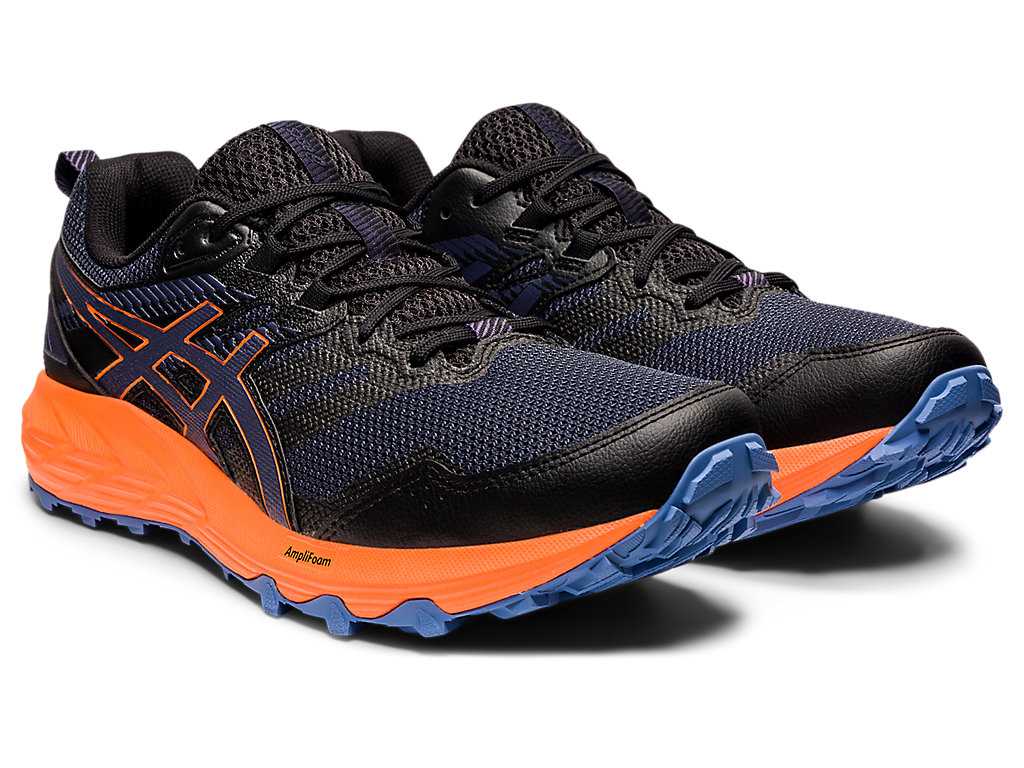 Buty Do Biegania W Terenie Męskie Asics Gel-sonoma 6 Czarne Indygo | 79840-CKLW