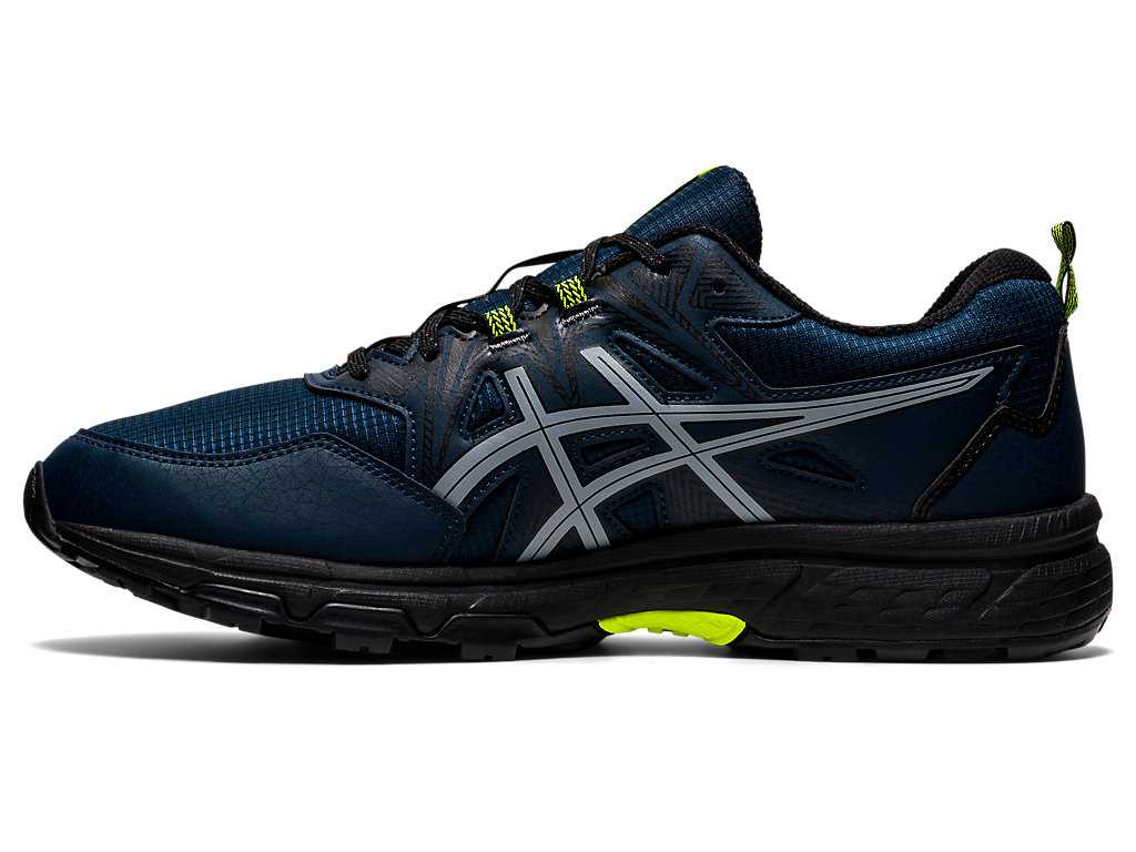 Buty Do Biegania W Terenie Męskie Asics Gel-venture 8 Awl Niebieskie Żółte | 81549-JPMB