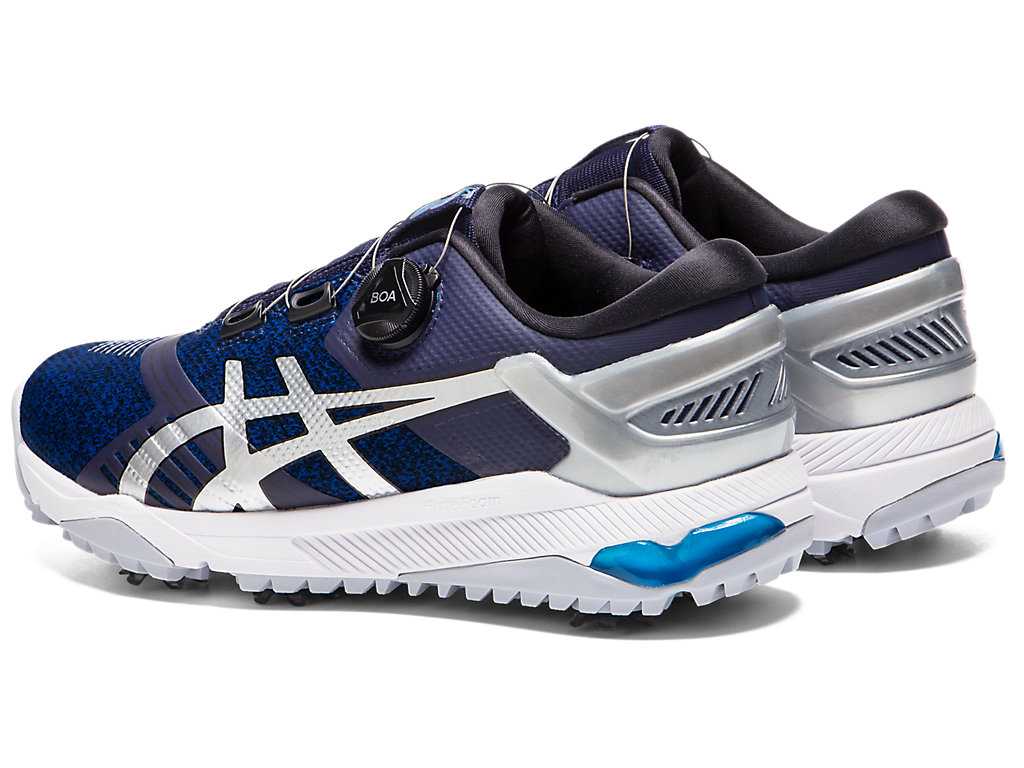 Buty Golfowe Męskie Asics Gel-course Duo Boa Granatowe Srebrne | 79308-ACIV