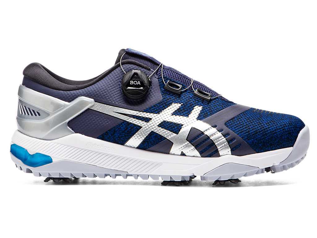 Buty Golfowe Męskie Asics Gel-course Duo Boa Granatowe Srebrne | 79308-ACIV