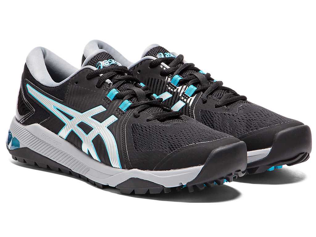 Buty Golfowe Męskie Asics Gel-course Glide Czarne Srebrne | 49516-MLKV