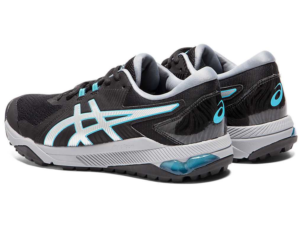 Buty Golfowe Męskie Asics Gel-course Glide Czarne Srebrne | 49516-MLKV