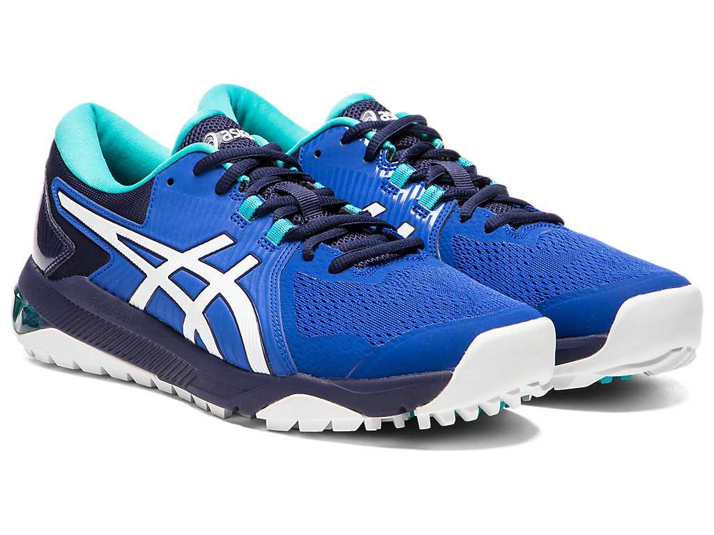 Buty Golfowe Męskie Asics Gel-course Glide Niebieskie Białe | 86149-YXKM