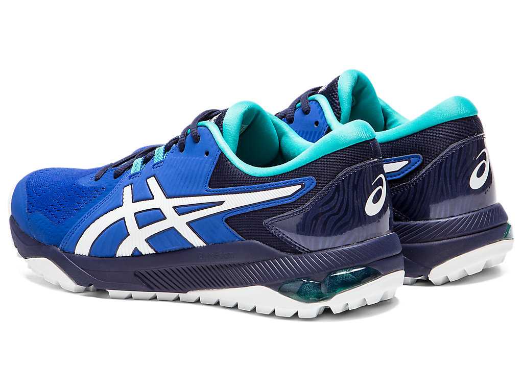 Buty Golfowe Męskie Asics Gel-course Glide Niebieskie Białe | 86149-YXKM