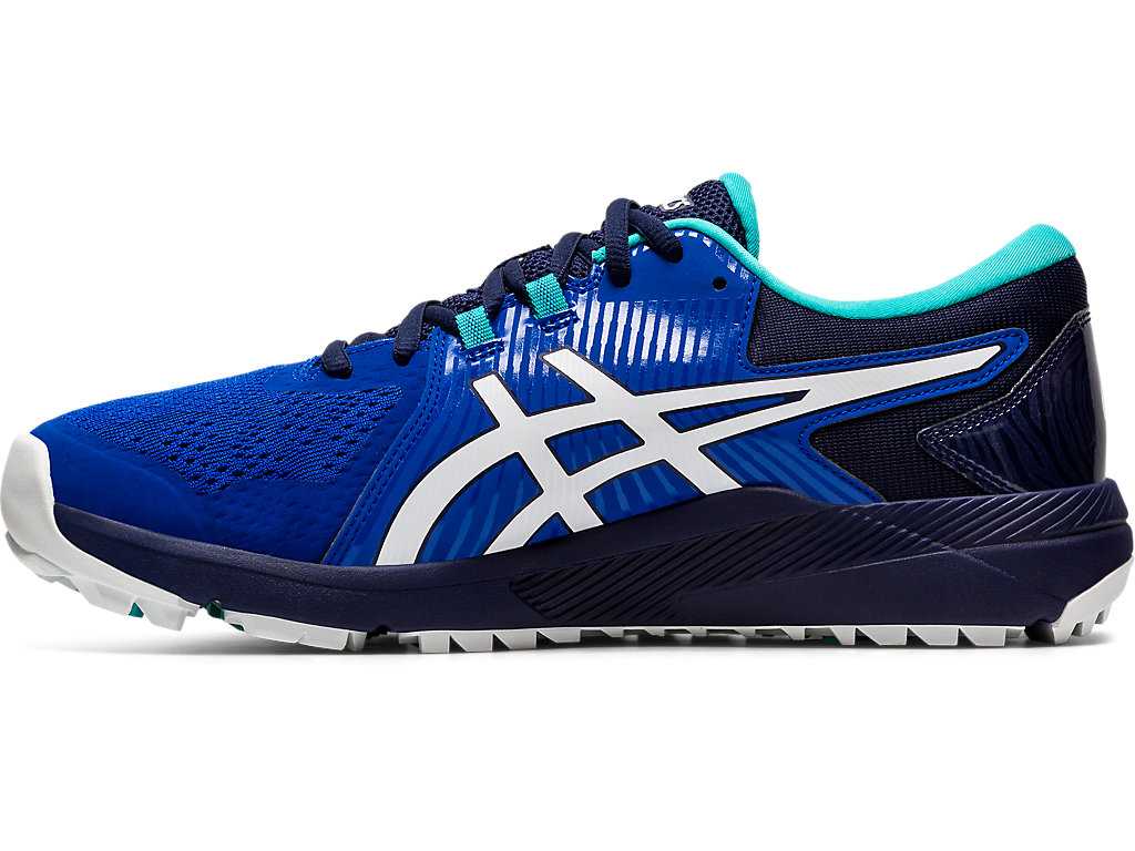 Buty Golfowe Męskie Asics Gel-course Glide Niebieskie Białe | 86149-YXKM