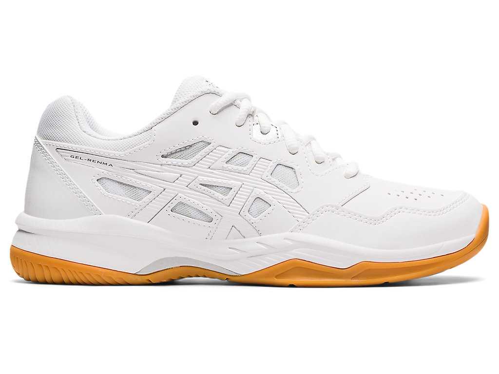 Buty Halowe Damskie Asics Gel-renma Białe Srebrne | 15879-TBSP