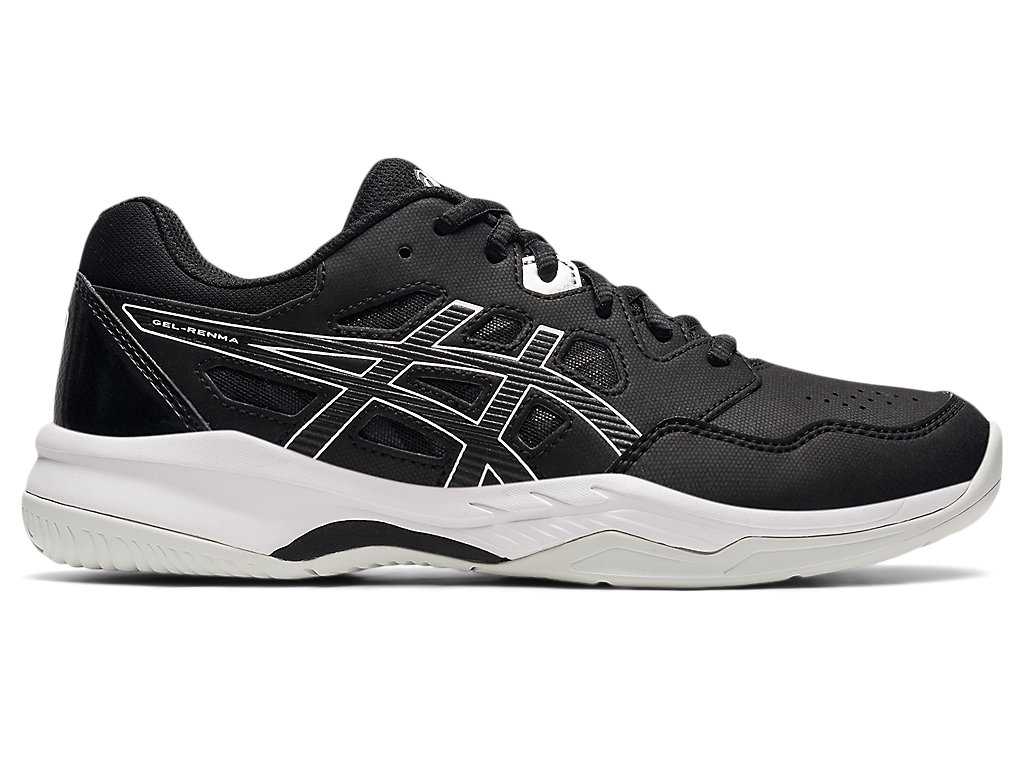 Buty Halowe Damskie Asics Gel-renma Czarne Białe | 50146-UXET