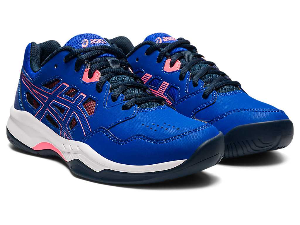 Buty Halowe Damskie Asics Gel-renma Niebieskie Koralowe | 53768-AQJO