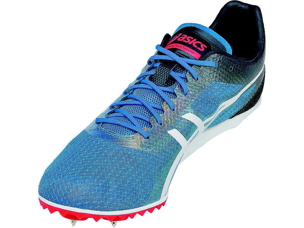 Buty Outdoor Męskie Asics Cosmoracer Md Niebieskie Białe Ciemny | 36975-LEQJ