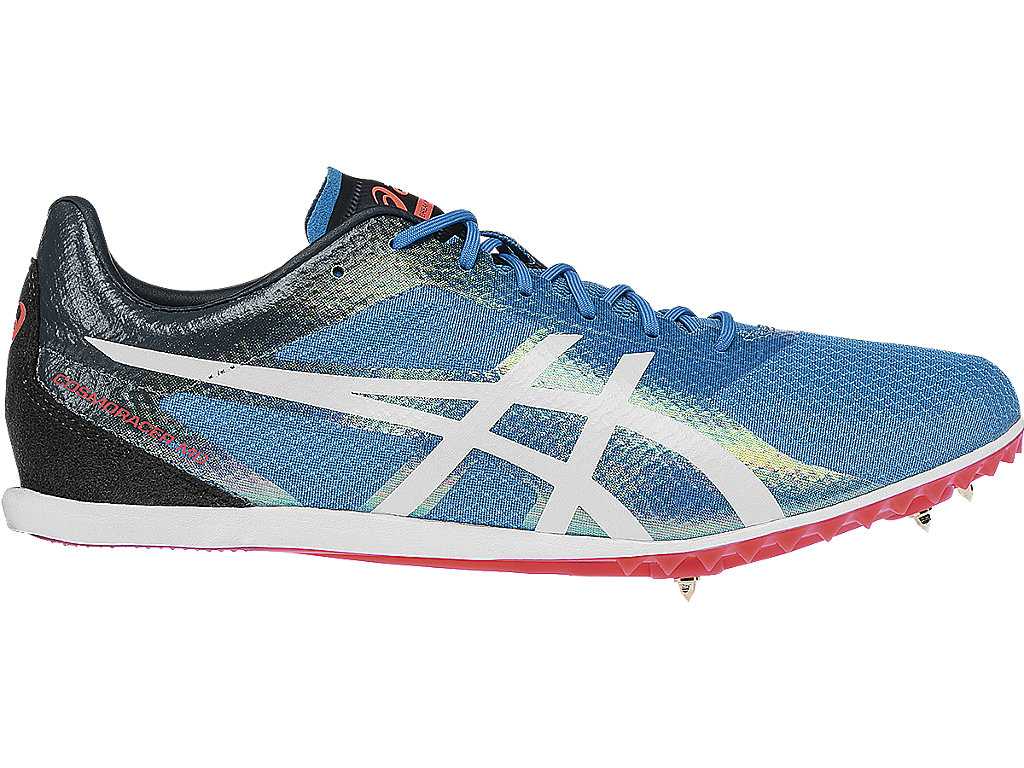 Buty Outdoor Męskie Asics Cosmoracer Md Niebieskie Białe Ciemny | 36975-LEQJ