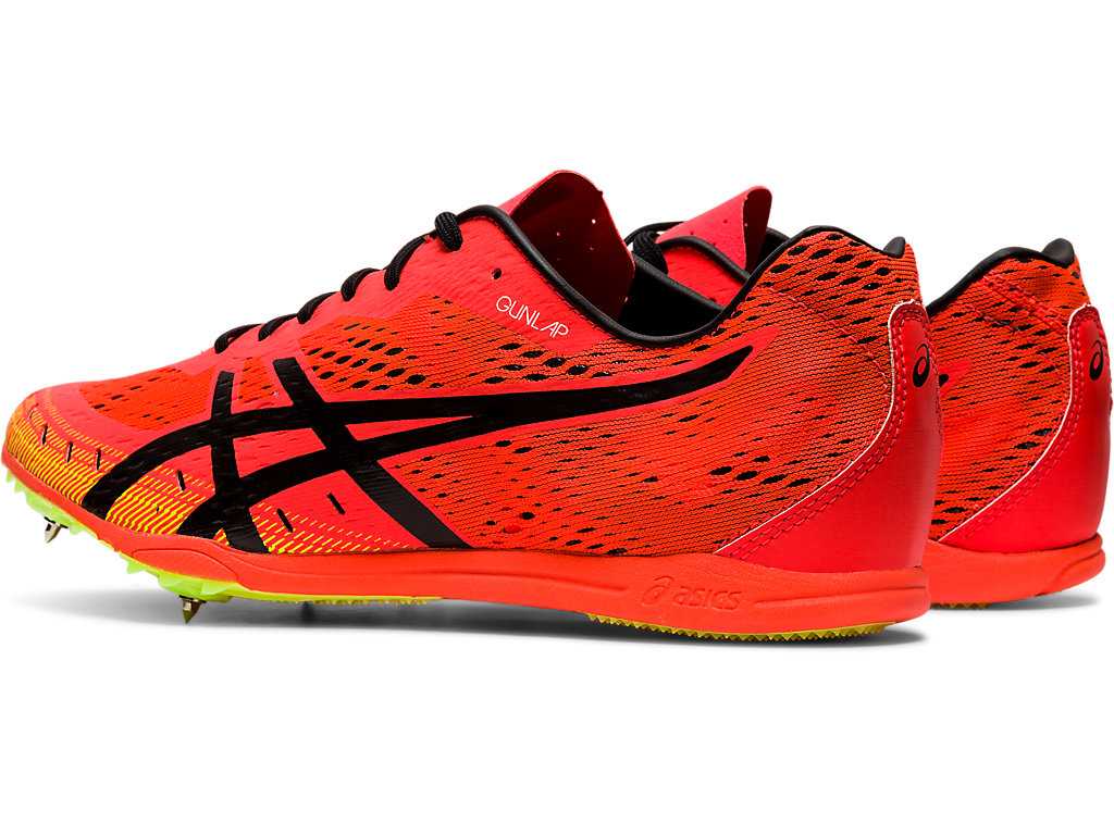 Buty Outdoor Męskie Asics Gun Lap 2 Czerwone Czarne | 27365-XTCJ