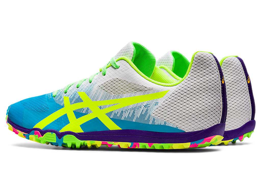 Buty Outdoor Męskie Asics Hyper Xc 2 Głęboka Turkusowe Żółte | 59208-CNJF