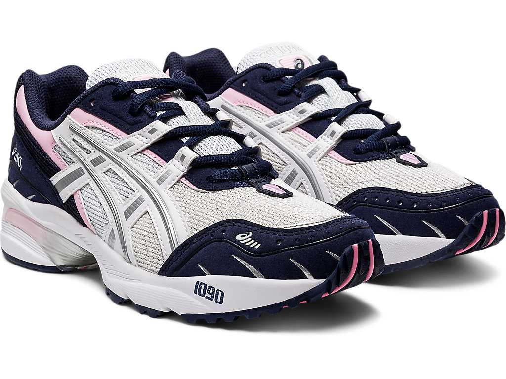 Buty Sportowe Damskie Asics Gel-1090 Białe Srebrne | 07364-IODC