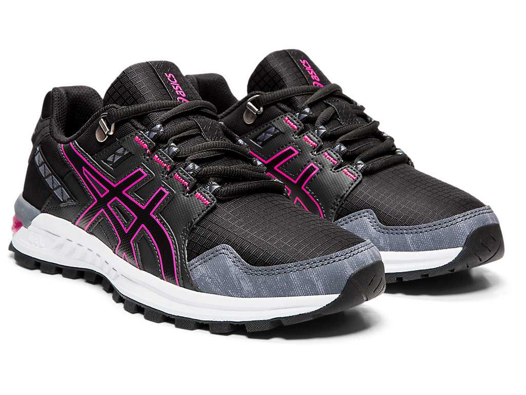 Buty Sportowe Damskie Asics Gel-citrek Czarne Czarne | 18265-JYVH